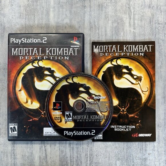 Mortal Kombat Deception (Sony PlayStation 2 PS2, 2004) CIB TESTED - Picture 1 of 5